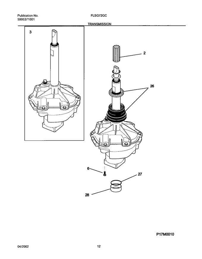Diagram for FLSG72GCSB