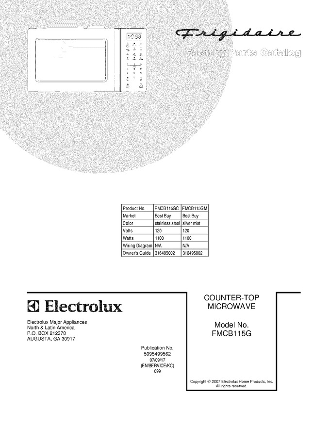 Diagram for FMCB115GM