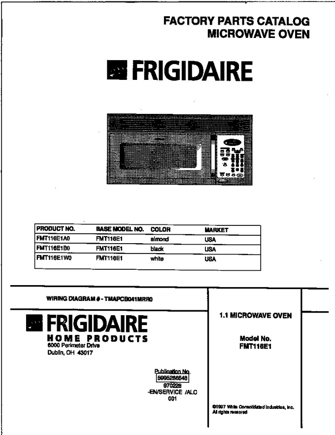 Diagram for FMT116E1W0