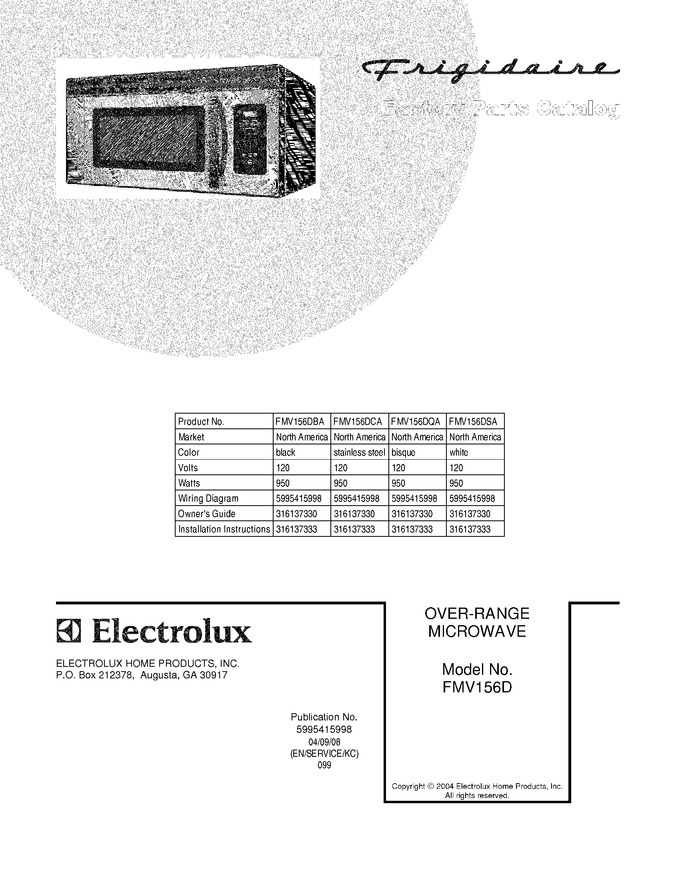 Diagram for FMV156DQA