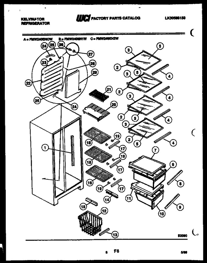 Diagram for FMW240ENOW
