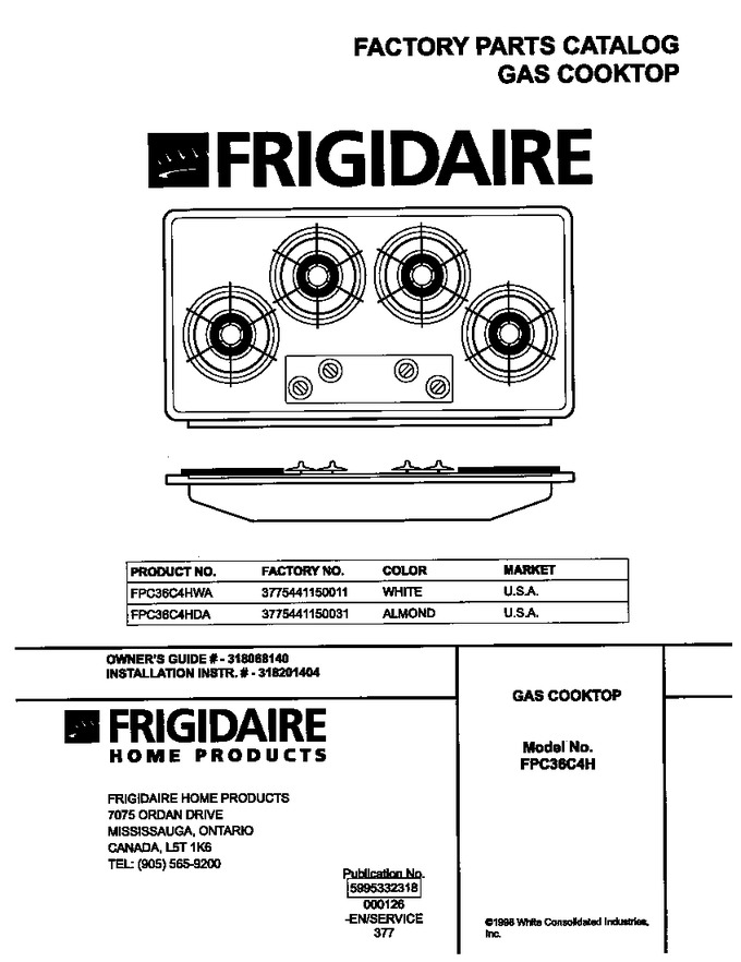 Diagram for FPC36C4HWA