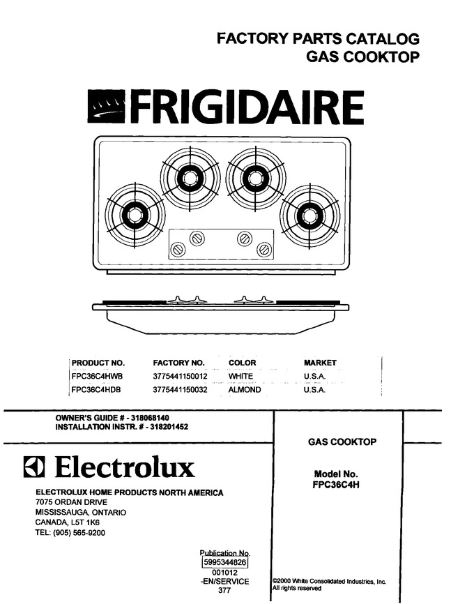 Diagram for FPC36C4HWB