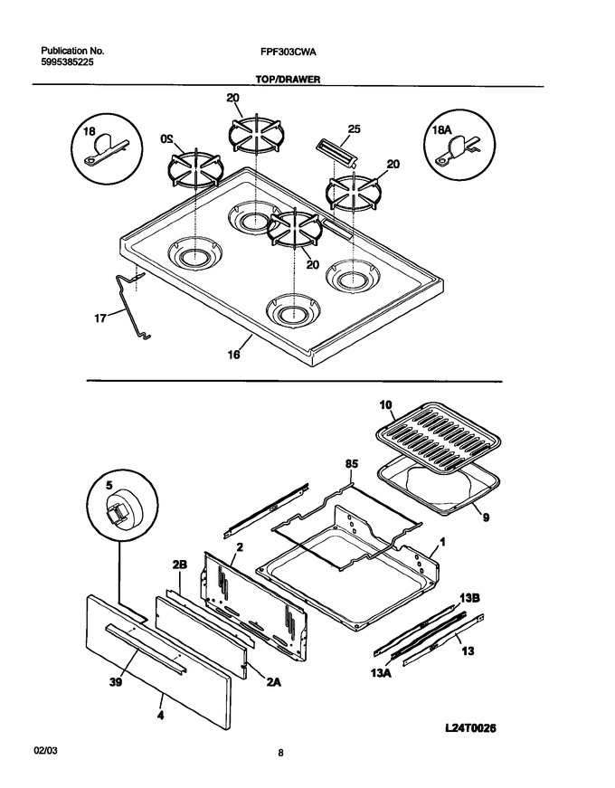 Diagram for FPF303CWA
