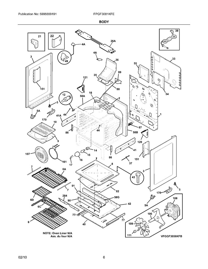 Diagram for FPGF3081KFE