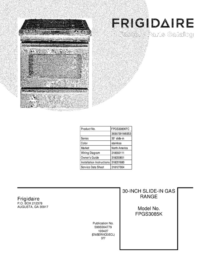 Diagram for FPGS3085KFC