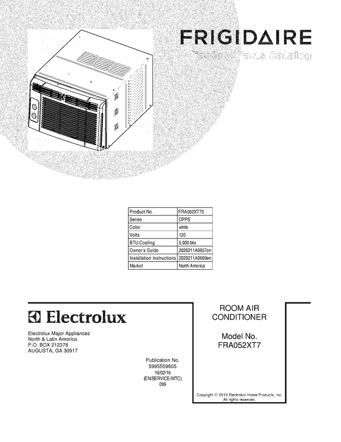 Diagram for FRA052XT75