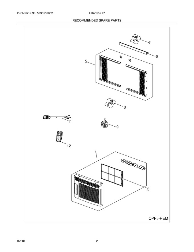 Diagram for FRA053XT72