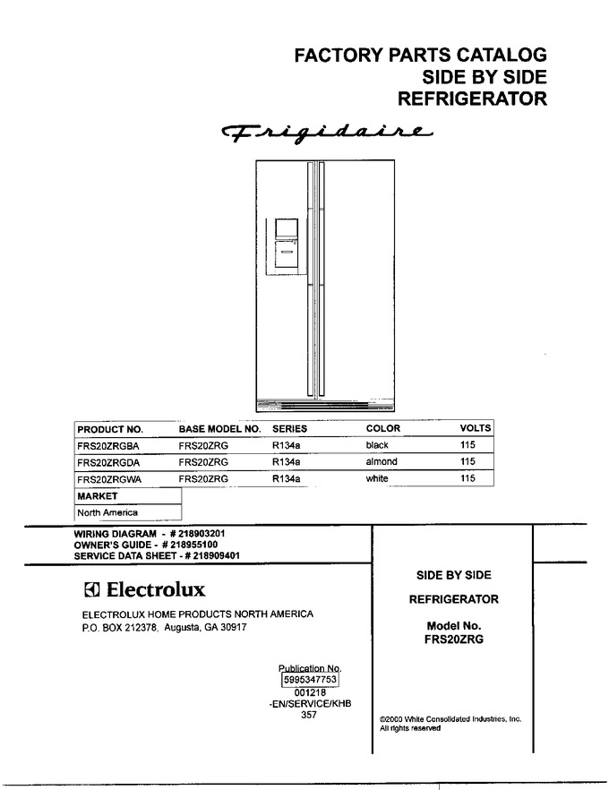 Diagram for FRS20ZRGBA