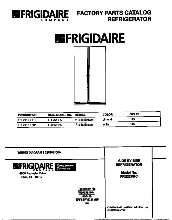 Diagram for FRS22PRCW1