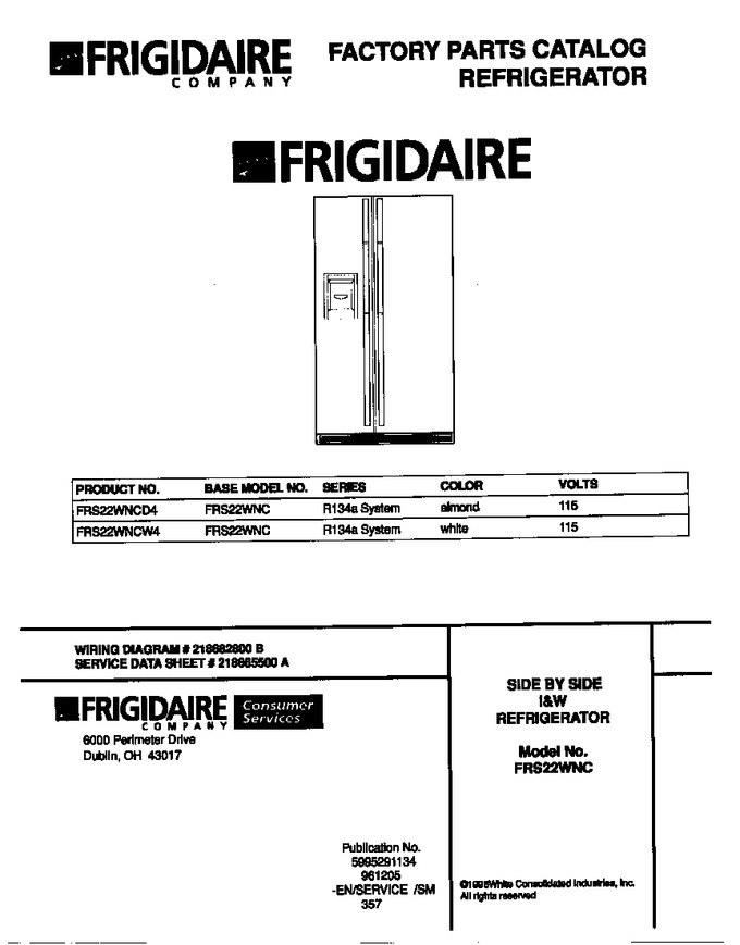 Diagram for FRS22WNCD4
