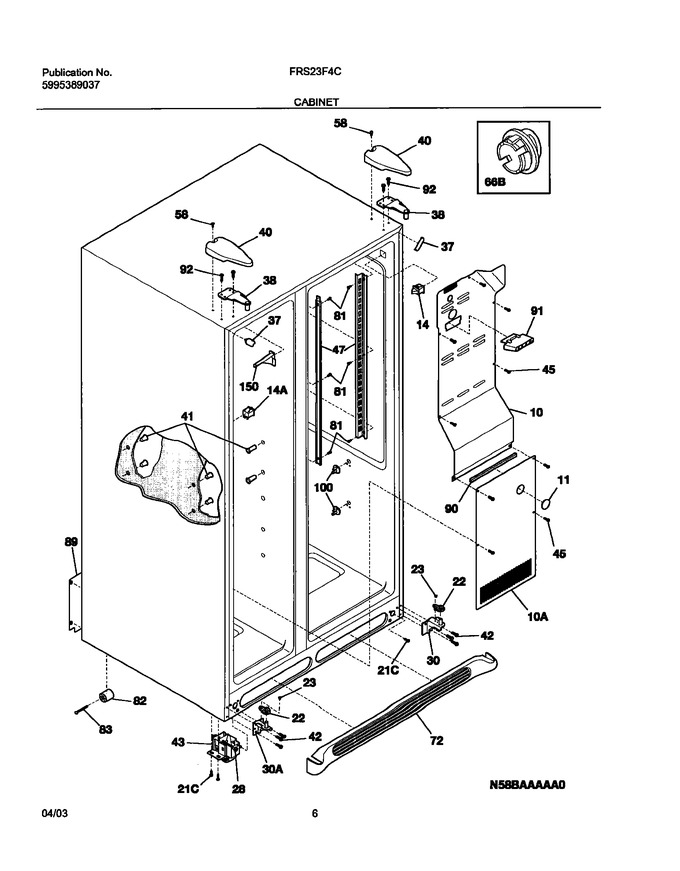 Diagram for FRS23F4CW0