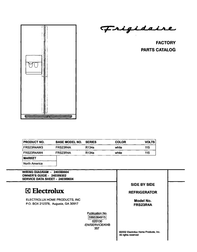 Diagram for FRS23R4AW3