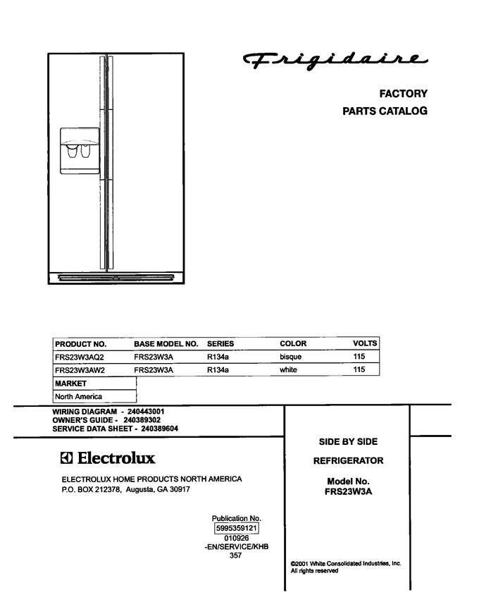 Diagram for FRS23W3AW2