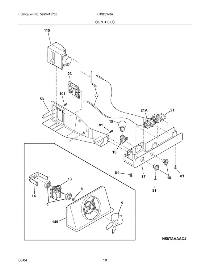 Diagram for FRS23W3AWE
