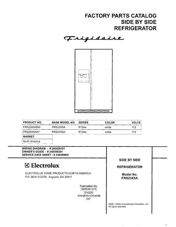 Diagram for FRS23X5AW1
