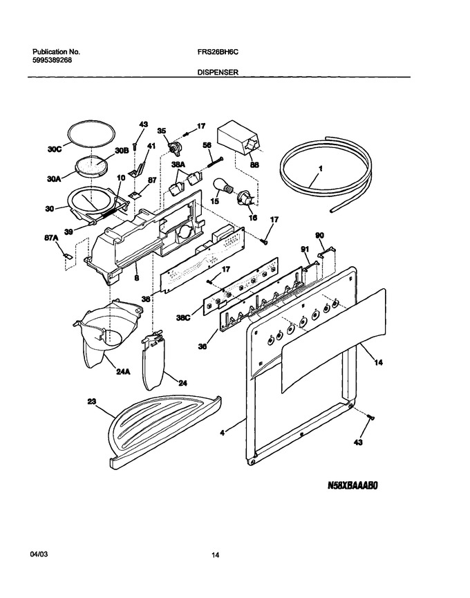 Diagram for FRS26BH6CB0
