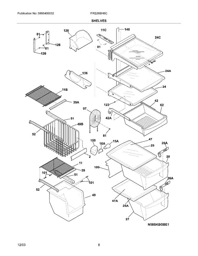 Diagram for FRS26BH6CB3