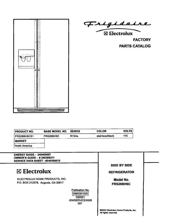 Diagram for FRS26BH6CS1