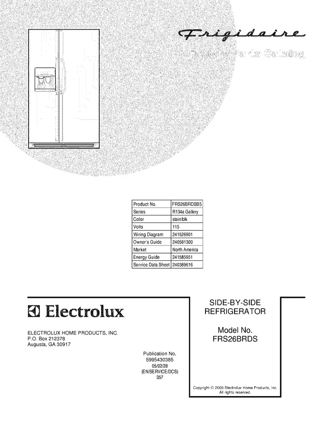 Diagram for FRS26BRDSB5
