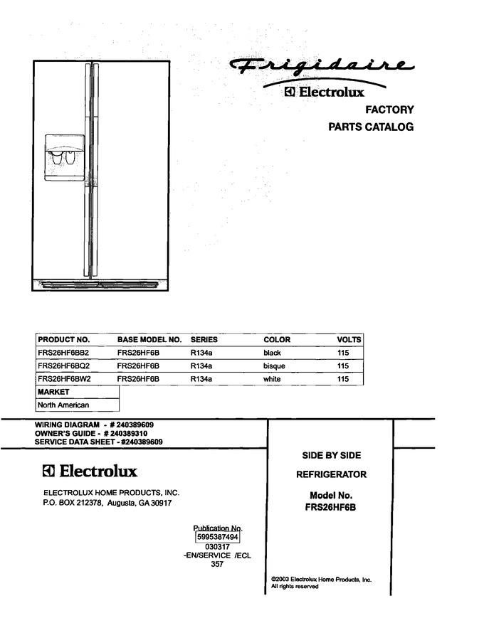 Diagram for FRS26HF6BW2