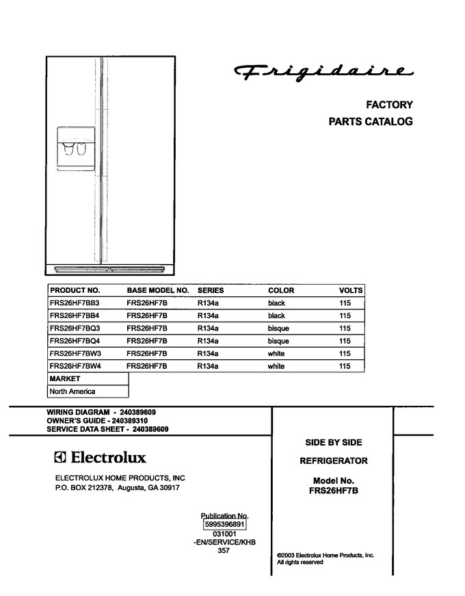 Diagram for FRS26HF7BW3