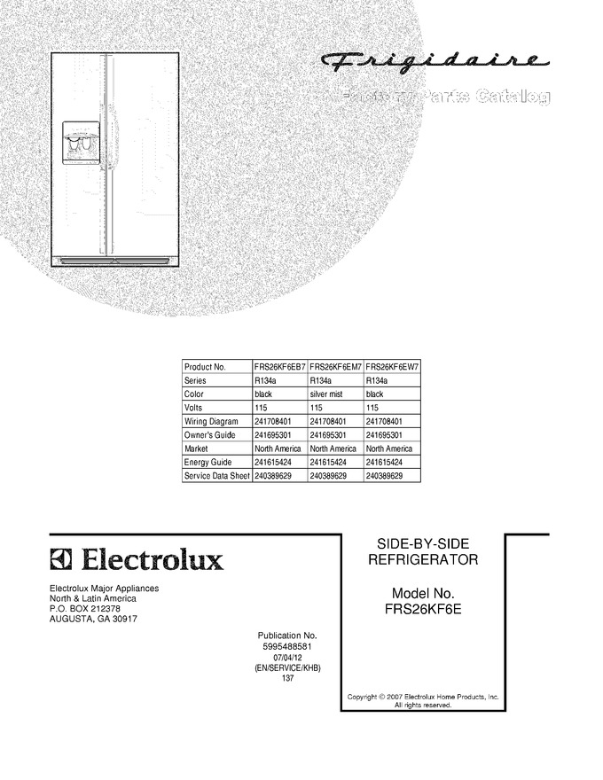 Diagram for FRS26KF6EM7