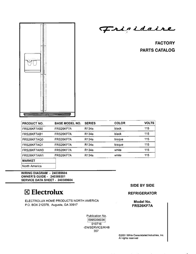 Diagram for FRS26KF7AB0