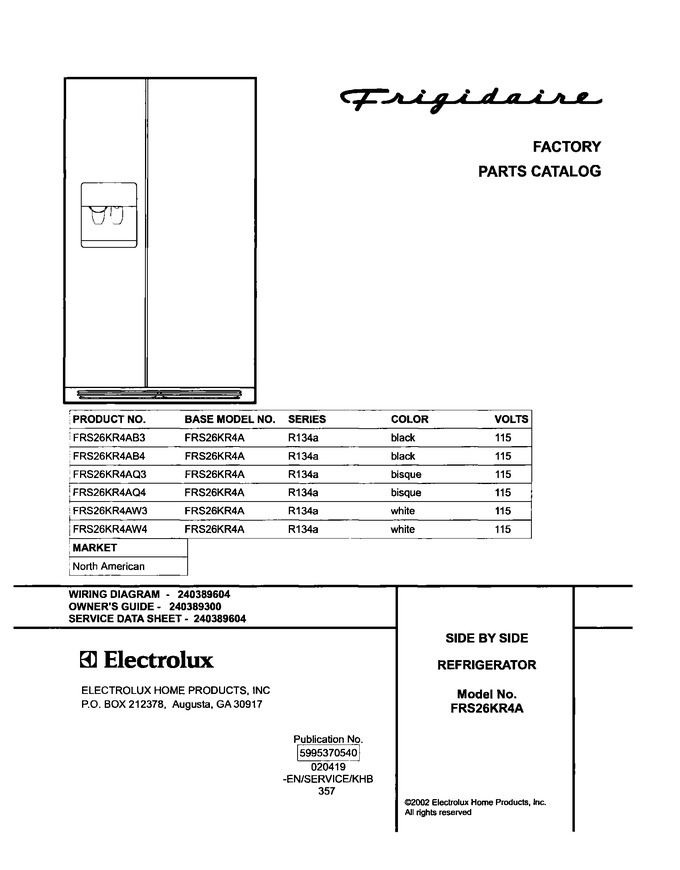 Diagram for FRS26KR4AQ4