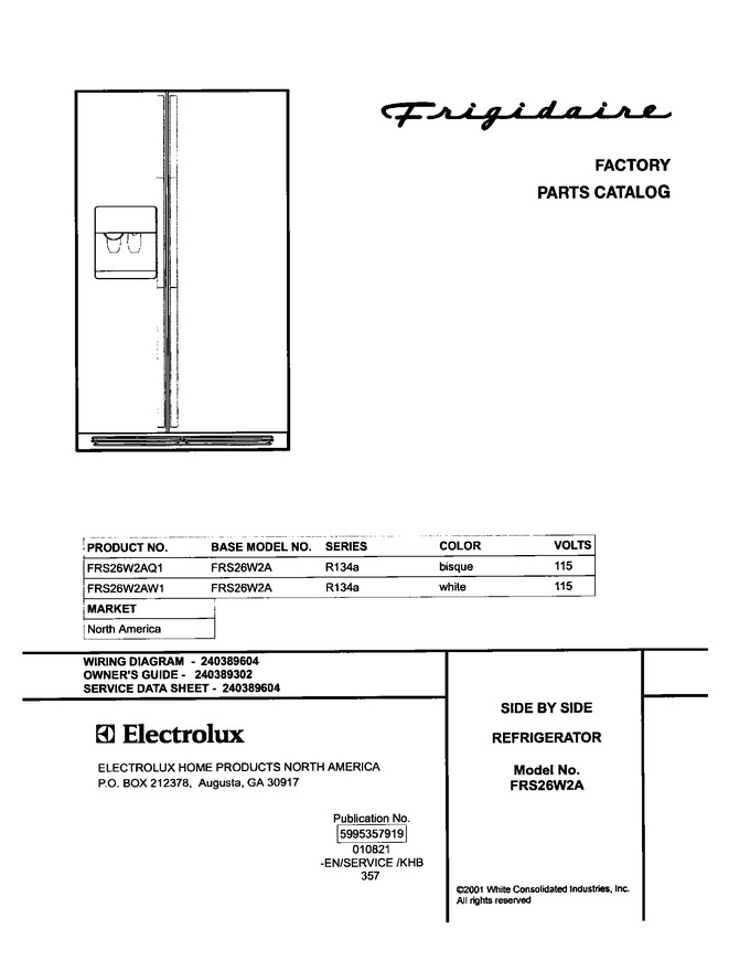 Diagram for FRS26W2AW1