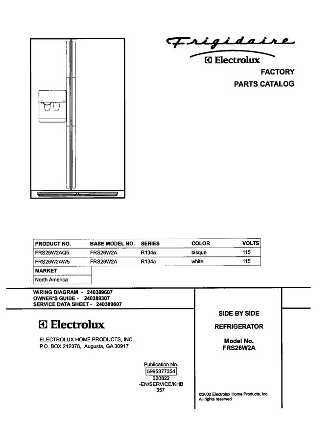 Diagram for FRS26W2AQ5