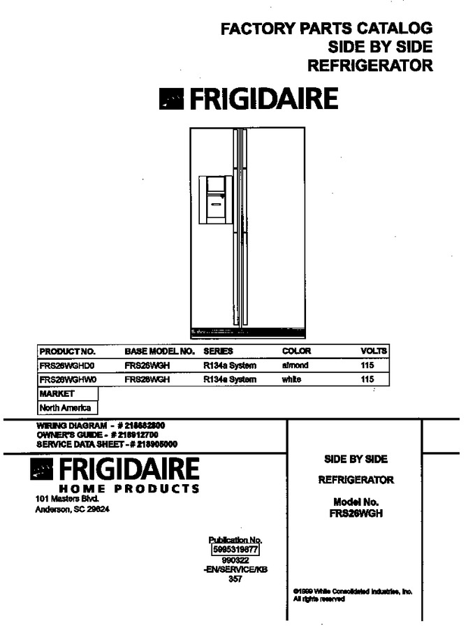 Diagram for FRS26WGHD0