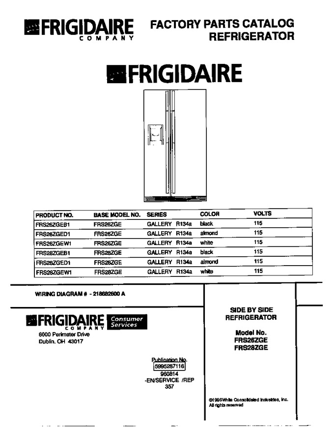 Diagram for FRS26ZGED1