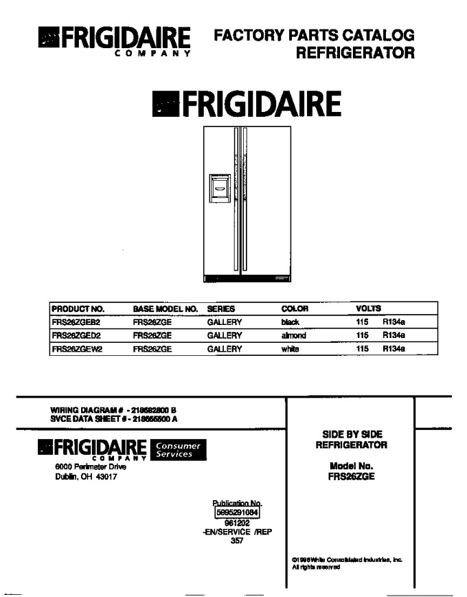 Diagram for FRS26ZGEW2