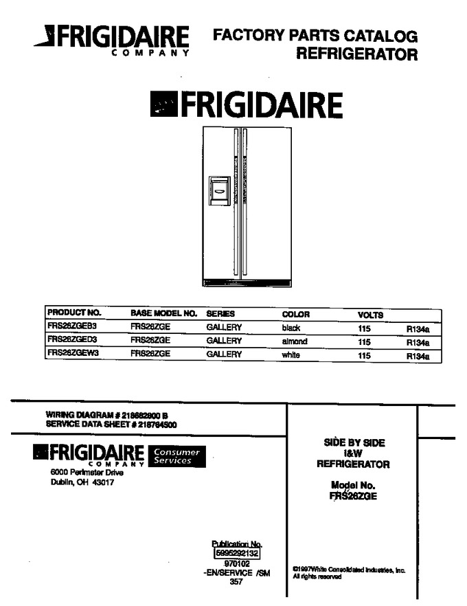Diagram for FRS26ZGED3