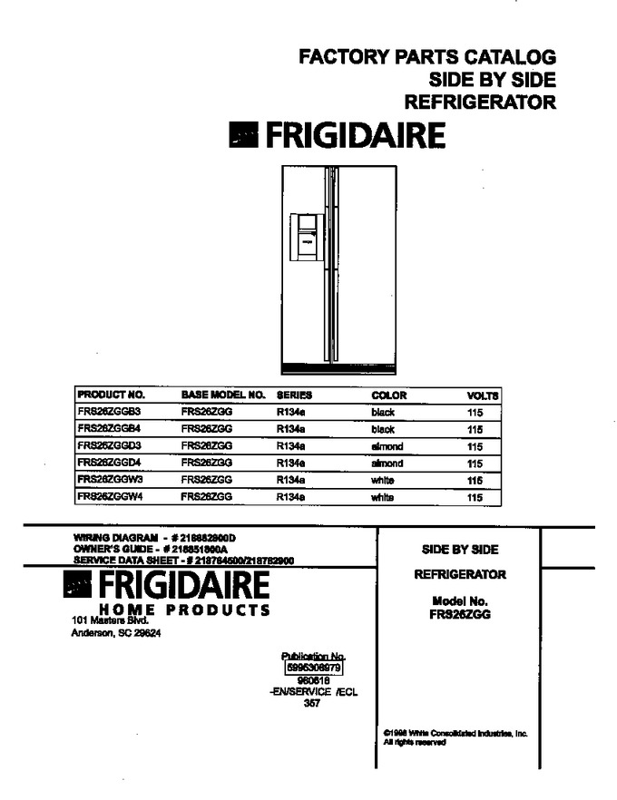 Diagram for FRS26ZGGD4