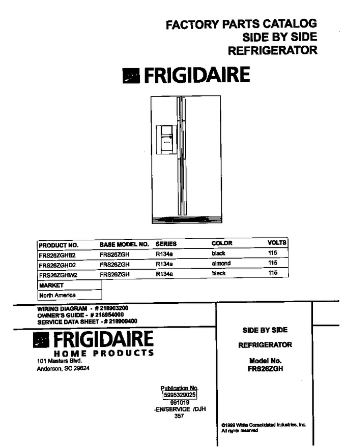 Diagram for FRS26ZGHD2