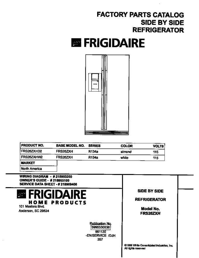 Diagram for FRS26ZXHD2