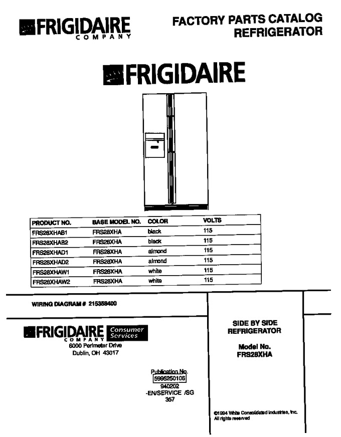 Diagram for FRS28XHAB1