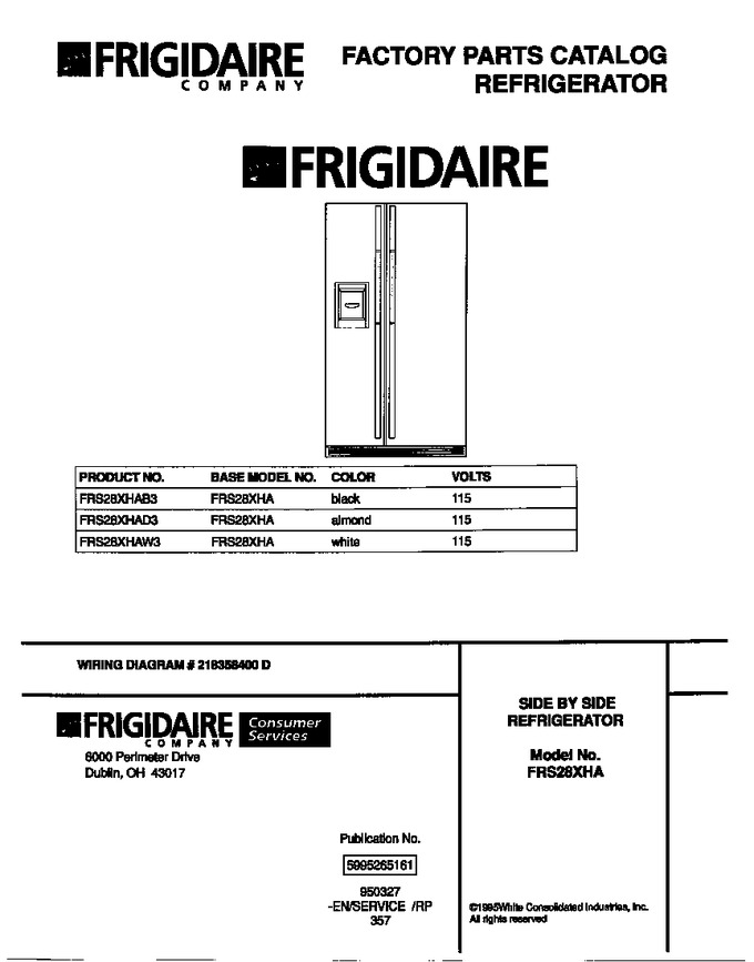 Diagram for FRS28XHAB3