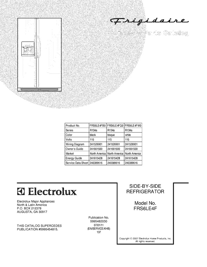 Diagram for FRS6LE4FW0