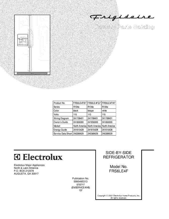 Diagram for FRS6LE4FW7