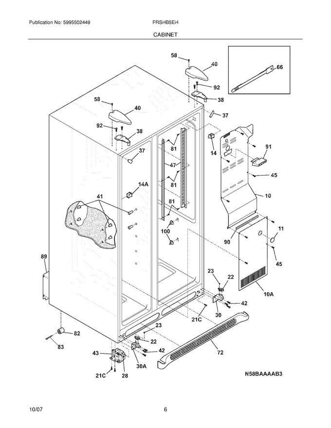 Diagram for FRSHB5EHPB4