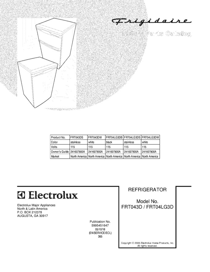 Diagram for FRT04LG3DB
