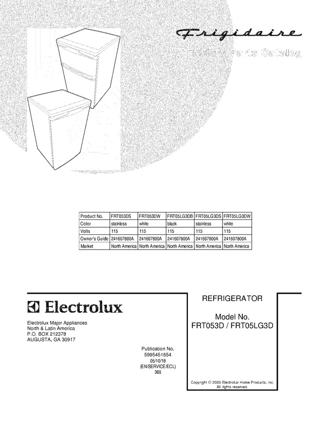 Diagram for FRT05LG3DS