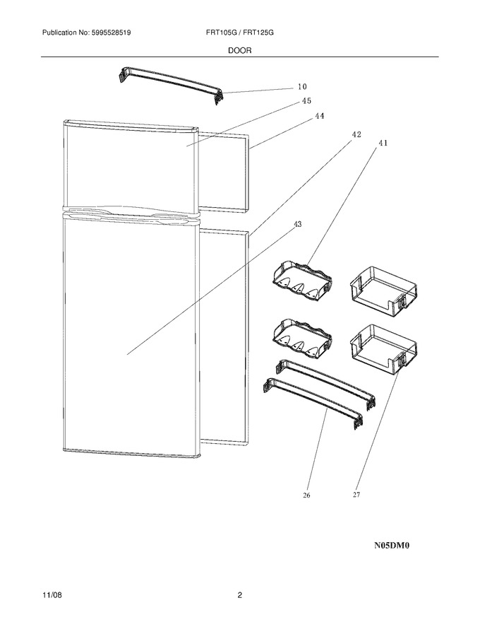 Diagram for FRT105GW0