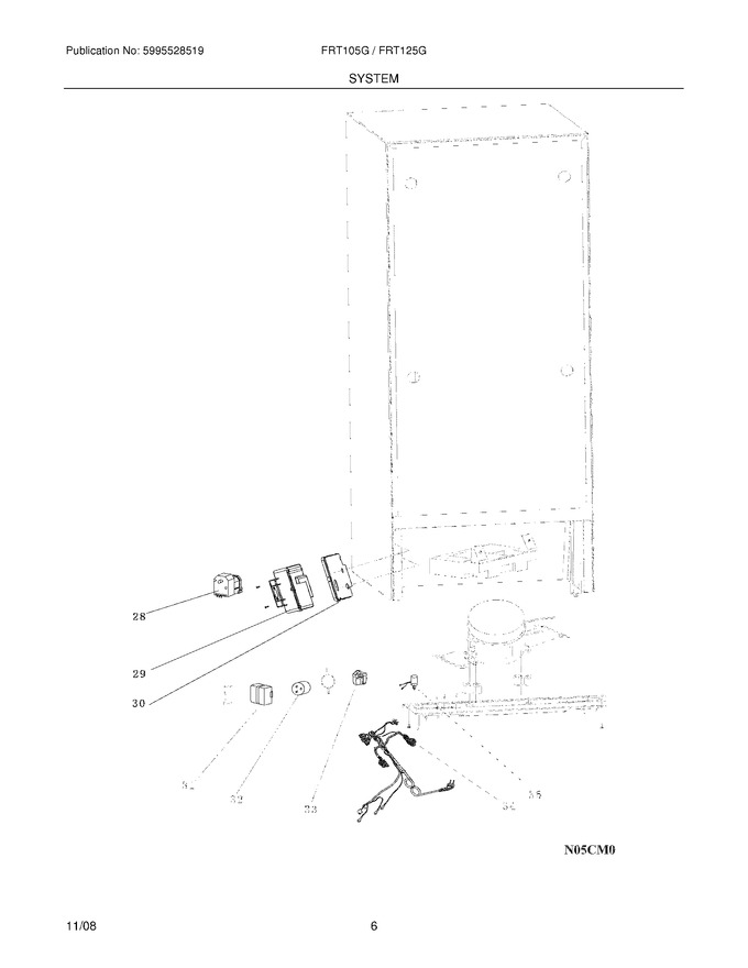 Diagram for FRT125GW0