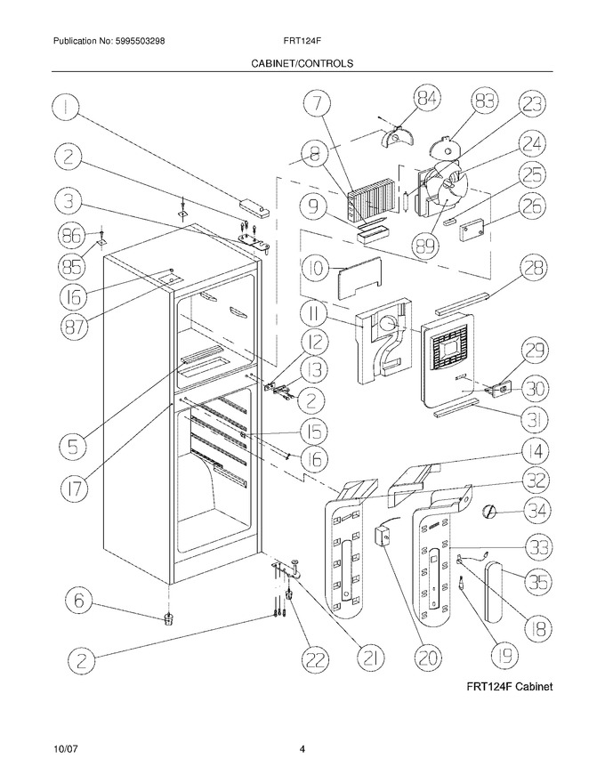 Diagram for FRT124FW0