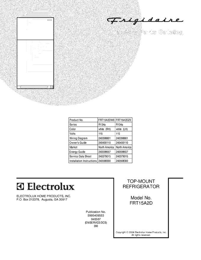 Diagram for FRT15A2DW0