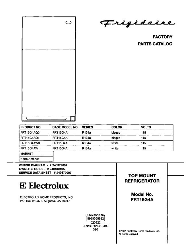 Diagram for FRT15G4AW0